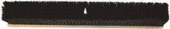 O-Cedar - 24" Medium Duty Polypropylene Push Broom - 3" Bristle Length, Wood Block, Threaded Handle Connection, Handle Sold Separately - Americas Industrial Supply