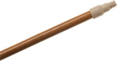O-Cedar - 60 x 1" Wood Squeegee Handle - Threaded Connection, Tan - Americas Industrial Supply