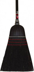O-Cedar - 53-1/2" OAL Corn Bristle Broom - 48" Long Wood Handle, 5" Bristle Length, 12" Wide - Americas Industrial Supply