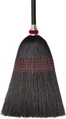O-Cedar - 57" OAL Corn Bristle Broom - 42" Long Wood Handle, 15" Bristle Length, 14" Wide, Water Resistance - Americas Industrial Supply