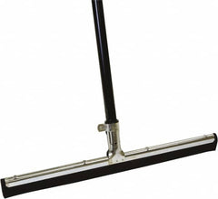 O-Cedar - 18" Rubber Blade Floor Squeegee - Threaded End, Metal Holder - Americas Industrial Supply