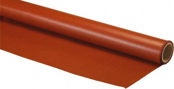 Auburn Mfr - 5' Wide x 0.016" Thick Fiberglass Welding Cloth Roll - Red - Americas Industrial Supply