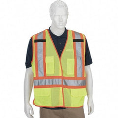 PIP - High Visibility Vest - CLS2 YLW LRG HI-VIS BREAKAWAY SFTY VST - Americas Industrial Supply