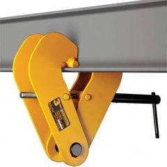 Harrington Hoist - Lifting Clamps Type: Beam Clamp Minimum Grip (Inch): 0.8280 - Americas Industrial Supply