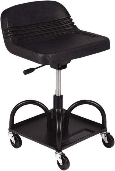 Whiteside - 480 Lb Capacity, 4 Wheel Adjustable Creeper Seat - Steel, 27" High x 15" Wide - Americas Industrial Supply