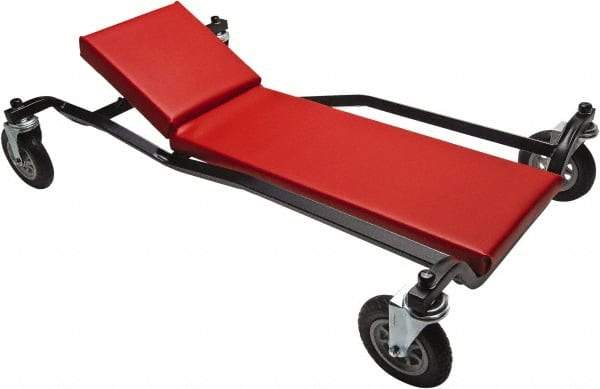 Whiteside - 600 Lb Capacity, 4 Wheel Heavy-Duty Creeper - Steel, 40" Long x 7-7/8" High x 24" Wide - Americas Industrial Supply