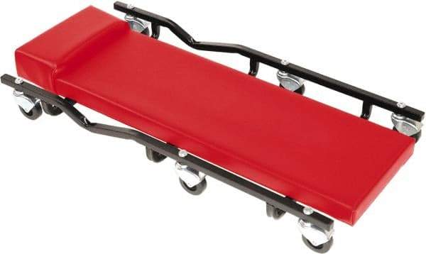 Whiteside - 570 Lb Capacity, 6 Wheel Heavy-Duty Creeper - Steel, 34" Long x 4" High x 17" Wide - Americas Industrial Supply