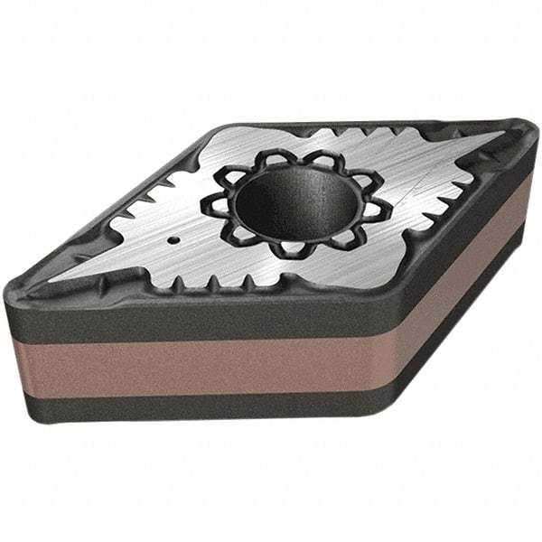 Iscar - SNMG431 F3M Grade IC806 Carbide Turning Insert - AlTiN Finish, 90° Square, 12.7mm Inscr Circle, 4.76mm Thick, 0.4mm Corner Radius - Americas Industrial Supply