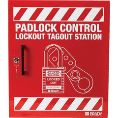 Brady - Empty Steel Padlock Station - Americas Industrial Supply