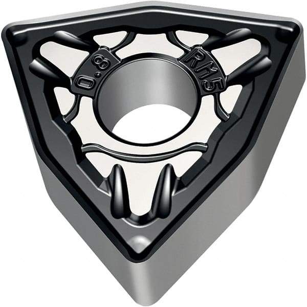 Walter - WNMG332 RM5 Grade WMP20S Carbide Turning Insert - 80° Trigon, 3/8" Inscr Circle, 3/16" Thick, 1/32" Corner Radius - Americas Industrial Supply