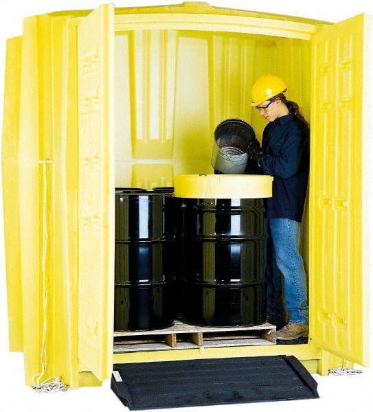 Enpac - Drum Storage Units & Lockers Type: Drum Storage Locker Number of Drums: 8 - Americas Industrial Supply