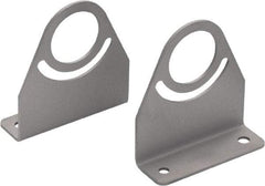 Waldmann Lighting - Task & Machine Light Mounting Bracket Set - Silver, For Use with Mach LED Plus 40 - Americas Industrial Supply