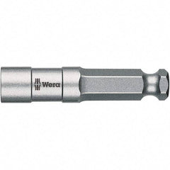 Wera - 5/16" Bit Holder - 7/16" Hex Drive, 2-1/2" OAL - Americas Industrial Supply