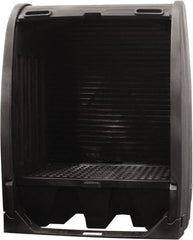 Enpac - Drum Storage Units & Lockers Type: Pallet with Rolltop Hardcover Number of Drums: 2 - Americas Industrial Supply