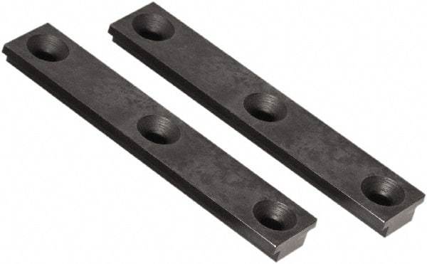 Raptor Workholding - 1 Piece Vise 1/16" Parallel Master Jaw Insert - Steel, 7/8" Long, 0.308" High - Americas Industrial Supply