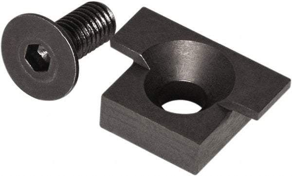 Raptor Workholding - 2 Piece Vise Jaw Plate - Steel, 1/2" Long - Americas Industrial Supply
