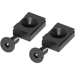Raptor Workholding - Vise Jaw Plate - Steel, 1/2" Long, 4 Units - Americas Industrial Supply