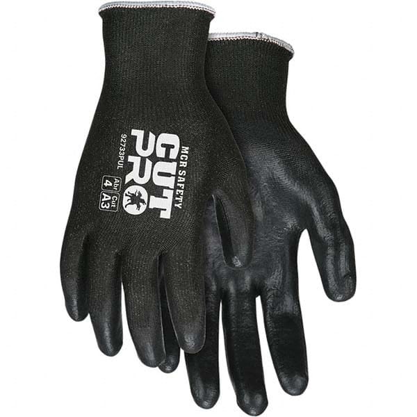 MCR Safety - Size 2XL, ANSI Cut Lvl A3, Puncture Lvl 3, Abrasion Lvl 4, Polyurethane Coated Cut & Puncture Resistant Gloves - Americas Industrial Supply