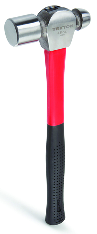 48 oz Ball Pein Hammer - Fiberglass Handle - Americas Industrial Supply