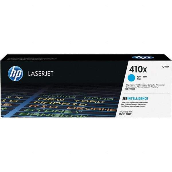 Hewlett-Packard - Cyan Toner Cartridge - Use with HP Color LaserJet Pro M452dn, M452dw, M452nw, MFP M377dw, M477fdn, M477fdw, M477fnw - Americas Industrial Supply