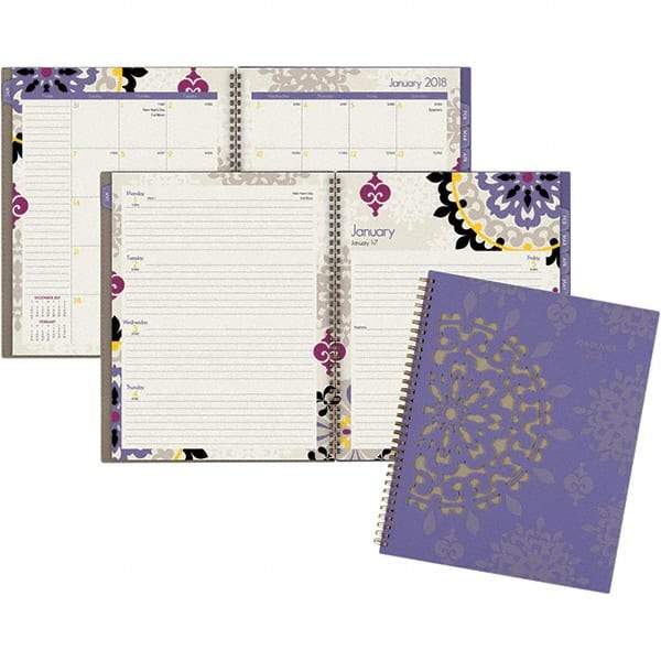 AT-A-GLANCE - 128 Sheet, 8-1/2 x 11", Weekly/Monthly Appointment Book - Purple - Americas Industrial Supply