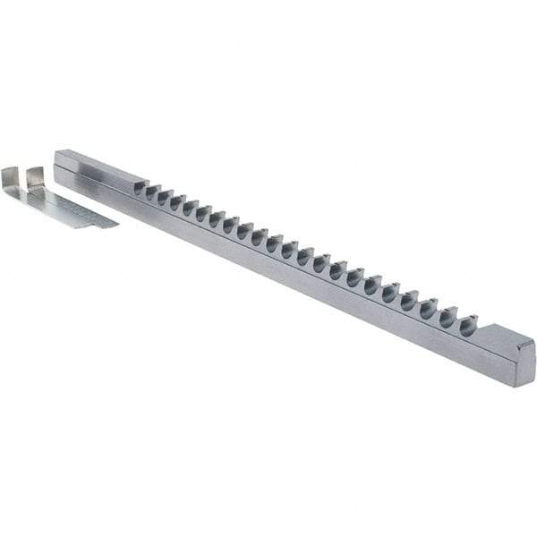 Dumont Minute Man - 8mm Keyway Width, Style C, Keyway Broach - High Speed Steel, TiAlN Finish, 3/8" Broach Body Width, 25/64" to 2-1/2" LOC, 11" OAL - Americas Industrial Supply