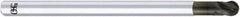 OSG - 1mm Diam, 1mm LOC, 4 Flute Solid Carbide Ball End Mill - Diamond Finish, Single End, 60mm OAL, 3mm Shank Diam, Spiral Flute - Americas Industrial Supply