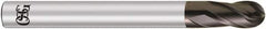 OSG - 6mm Diam, 4mm LOC, 2 Flute Solid Carbide Ball End Mill - WXS Finish, Single End, 90mm OAL, 6mm Shank Diam, Spiral Flute - Americas Industrial Supply
