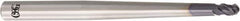 OSG - 8mm Diam, 12mm LOC, 3 Flute Solid Carbide Ball End Mill - WXS Finish, Single End, 120mm OAL, 12mm Shank Diam, Spiral Flute - Americas Industrial Supply