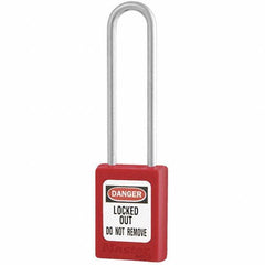 Master Lock - Lockout Padlocks Key Type: Keyed Different Key Retaining: NonRetaining Key - Americas Industrial Supply