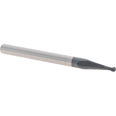 Made in USA - Ball End Mill - Exact Industrial Supply