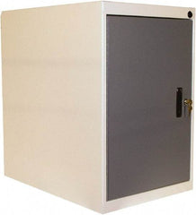 Proline - Modular Storage Cabinet - 16 Gauge Steel, 18" Wide x 26" Deep x 27-1/2" High, Blue/White - Americas Industrial Supply