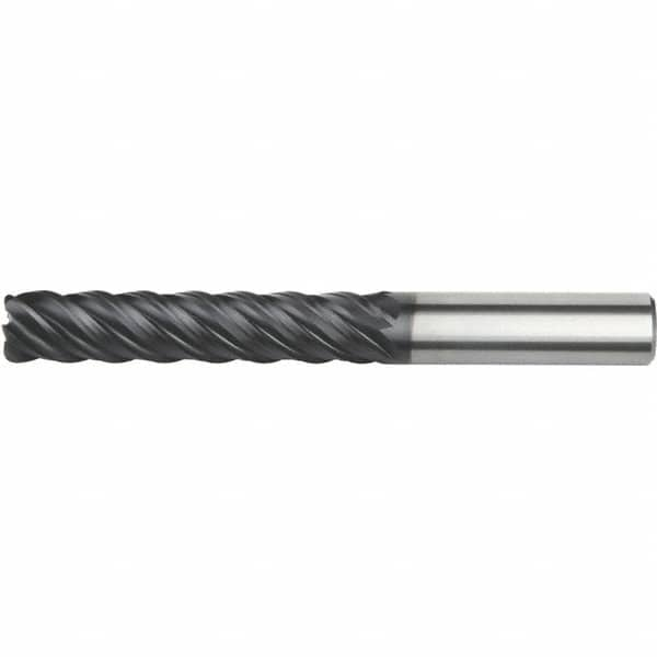 Kennametal - 25mm, 5 Flute, Single End, Solid Carbide, 6mm Corner Radius End Mill - 190mm OAL, Right Hand Flute, 125mm LOC, Right Hand Cut - Americas Industrial Supply