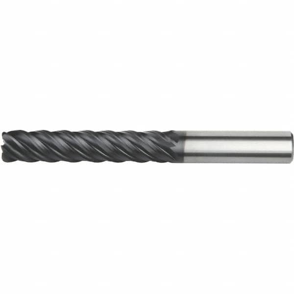 Kennametal - 20mm, 5 Flute, Single End, Solid Carbide, 6mm Corner Radius End Mill - 125mm OAL, Right Hand Flute, 60mm LOC, Right Hand Cut - Americas Industrial Supply