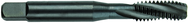 M3 x 0.50 Dia. - D3 - 2 FL - Premium HSS - TiCN Semi Bottoming Spiral FL Tap - Americas Industrial Supply