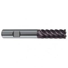 8mm Dia. - 63mm OAL - 45° Helix Firex Carbide End Mill - 6 FL - Americas Industrial Supply