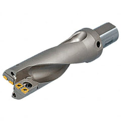 Iscar - 2.91 to 3.15" Diam, 7.87" Max Drill Depth, 2" Shank Diam, 12.95" OAL, Replaceable Tip Drill - SOMT-DT, SOMT-GF, SOMT-HD Insert, DR Toolholder, Series DR-Twist - Americas Industrial Supply