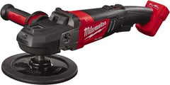 Milwaukee Tool - 7" Pad Diam, 2,200 RPM, Handheld Cordless Polisher - 18 Volts - Americas Industrial Supply