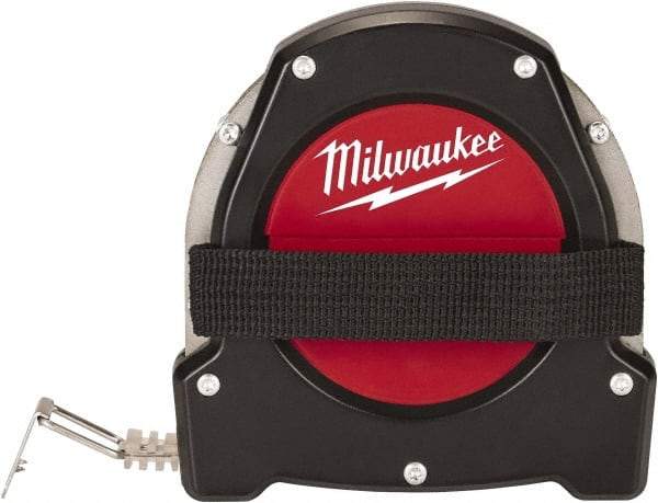Milwaukee Tool - 100' x 3/8" Tape Measure - 1/8" Graduation - Americas Industrial Supply