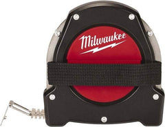 Milwaukee Tool - 100' x 3/8" Tape Measure - 1/8" Graduation - Americas Industrial Supply