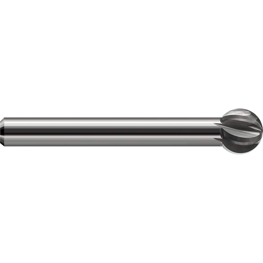 Harvey Tool - 3/8" Diam 270° Wrap Angle 0.324" LOC 6-Flute Uncoated Undercut End Mill - Exact Industrial Supply