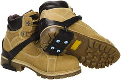 Duenorth - Size Universal, (Women's Size Universal) Strap-On Cleat - Tungsten Carbide Spike Traction, Black - Americas Industrial Supply