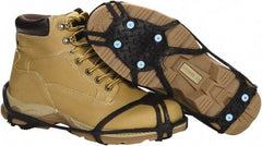 Duenorth - Size S, (Women's Size S) Strap-On Cleat - Tungsten Carbide Spike Traction, Black - Americas Industrial Supply