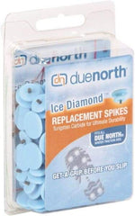 Duenorth - Size Universal, (Women's Size Universal) Strap-On Cleat - Tungsten Carbide Spike Traction, Black - Americas Industrial Supply