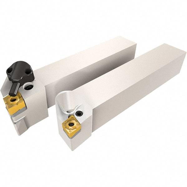 Iscar - PWLN, Left Hand Cut, 3/4" Shank Height x 3/4" Shank Width, Negative Rake Indexable Turning Toolholder - 4-1/2" OAL, Multiple Insert Compatibility, Series Heliturn LD - Americas Industrial Supply