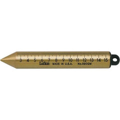 Lufkin - Plumb Bobs Weight (oz.): 20.00 Material: Brass - Americas Industrial Supply