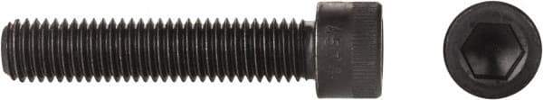 Made in USA - 5/8-11 UNC Hex Socket Drive, Socket Cap Screw - Alloy Steel, Black Oxide Finish, Fully Threaded, 2-1/2" Length Under Head - Americas Industrial Supply