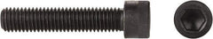 Made in USA - 5/8-11 UNC Hex Socket Drive, Socket Cap Screw - Alloy Steel, Black Oxide Finish, Fully Threaded, 2-1/2" Length Under Head - Americas Industrial Supply
