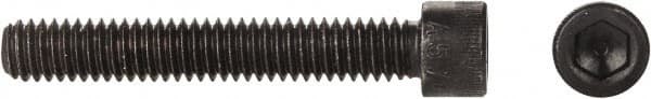 Made in USA - 5/16-24 UNF Hex Socket Drive, Socket Cap Screw - Alloy Steel, Black Oxide Finish, Fully Threaded, 1-3/4" Length Under Head - Americas Industrial Supply
