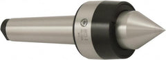 Bison - MT2 Morse Taper Shank, 44mm Head Diam, Live Center - 8,000 Max RPM, 24mm Point Diam, 1.04" Point Len, 220 Lb Max Workpc, Standard Point - Americas Industrial Supply